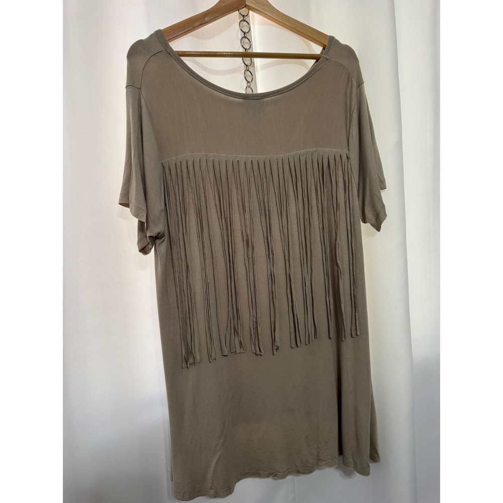 Hayden Los Angeles Fringe Back Womens Flowy Western Bohemian 1XL - Picture 3 of 7